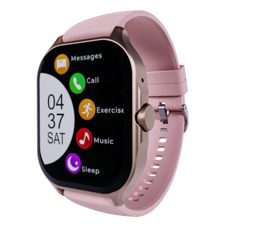 Redial Pro : Pink Color Smartwatch – Sault