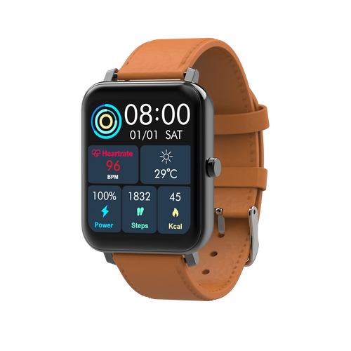 Sault Redial - Leather SmartWatch